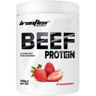Ironflex Nutrition Протеїн з яловичини зі смаком полуниці 500гр
