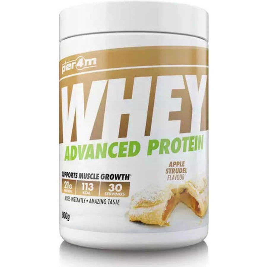 Per4m Whey Продвинутый сывороточный протеин со вкусом яблочного штруделя 900 гр.: цены и характеристики