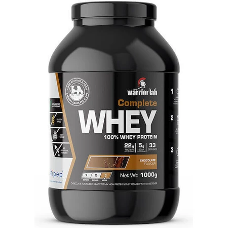 Warrior Lab Complete Whey Whey Protein Сывороточный протеин без глютена со вкусом шоколада 1 кг: цены и характеристики