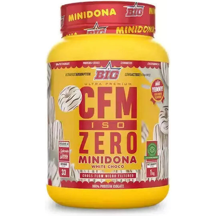 Big CFM Iso Zero Whey Protein со вкусом белого шоколада Mini Donuts 1 кг: цены и характеристики