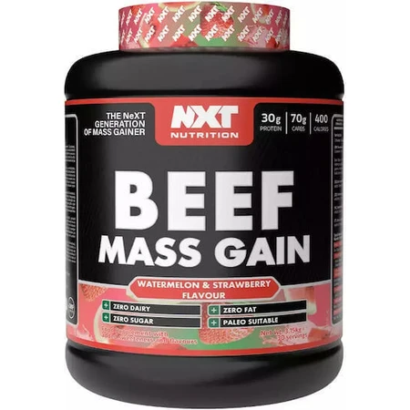 Nxt Nutrition Beef Mass Gain со вкусом арбуза и клубники 3,15 кг: цены и характеристики