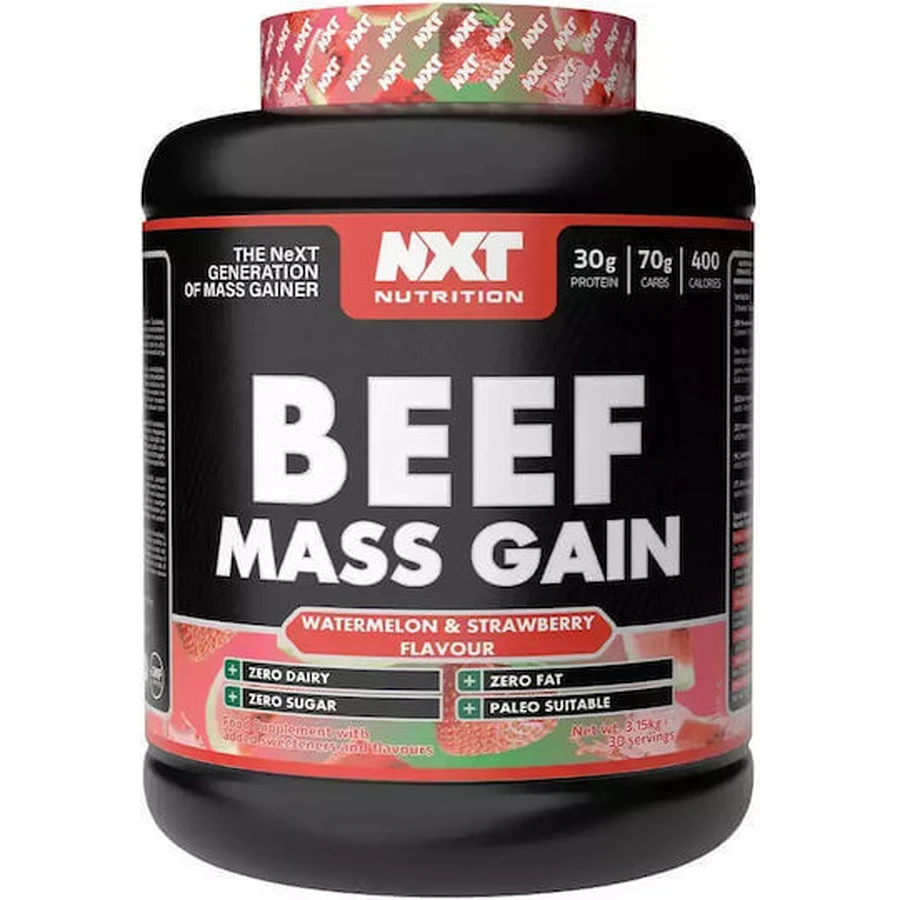 Nxt Nutrition Beef Mass Gain со вкусом арбуза и клубники 3,15 кг: цены и характеристики
