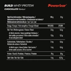 PowerBar Build Whey Protein Сироватковий протеїн без глютену зі смаком шоколаду 550гр: ціни та характеристики