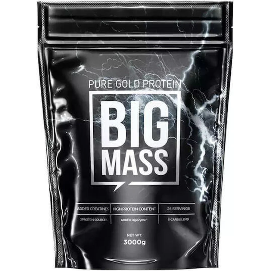 Pure Gold Protein Big Mass с креатином и шоколадным вкусом 3 кг: цены и характеристики