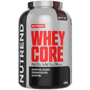 Nutrend Whey Core Whey Protein Сироватковий протеїн без глютену зі смаком шоколаду 1,8 кг