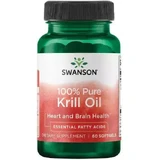 Swanson 100% чиста олія криля 60 м'яких гелів