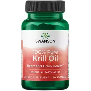 Swanson 100% Pure Krill Oil 60 софтгелей