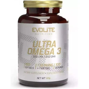 Evolite Ультра Омега 3 риб'ячий жир 100 м'яких гелів без смаку