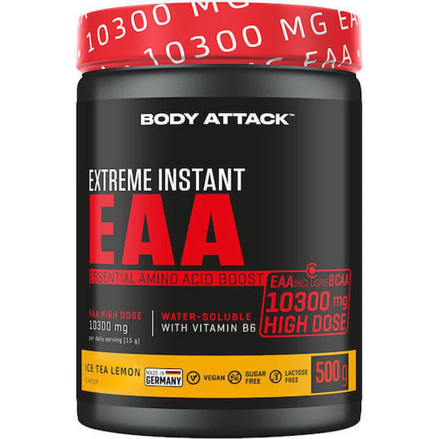 Body Attack Extreme Instant Eaa 500 гр Лимонный чай со льдом: цены и характеристики
