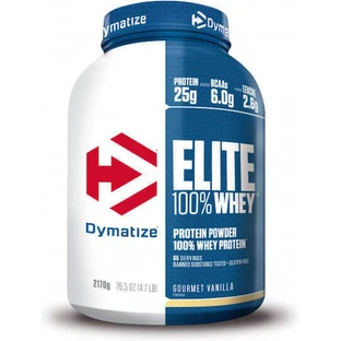 Dymatize Elite 100% Whey Protein Сывороточный протеин 100% Whey Protein без глютена со вкусом ванили для гурманов 2,17 кг