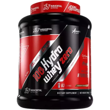Immortal Nutrition 100% Hydro Whey Zero Whey Protein Ароматизированный сывороточный протеин шоколад фундук 2 кг: цены и характеристики