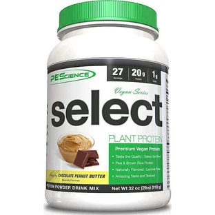 PEScience Select Vegan Series без глютена и лактозы со вкусом шоколада и арахисового масла 918 гр.