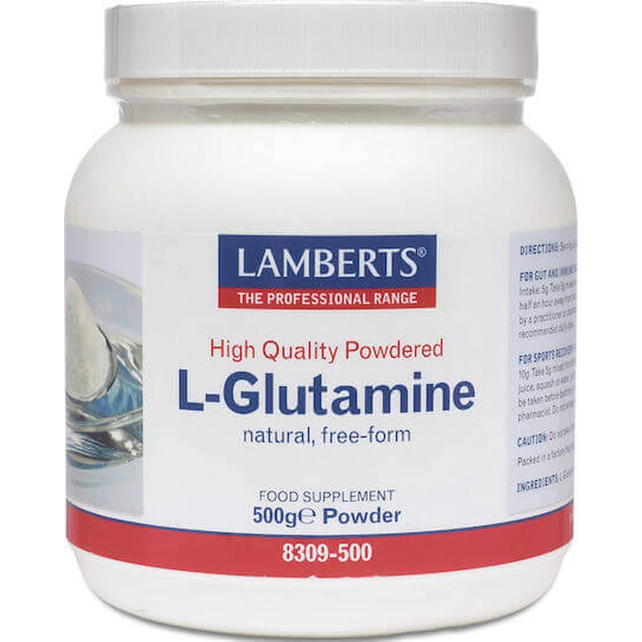 Lamberts L-Glutamine 500mg 500gr Без смаку: ціни та характеристики