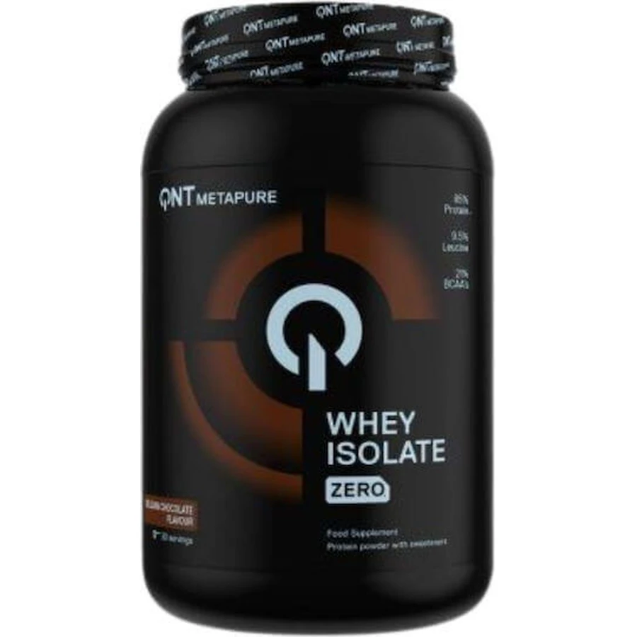 QNT Metapure Zero Carb Whey Protein Ізолят сироваткового протеїну з нульовим вмістом вуглеводів зі смаком бельгійського шоколаду 908гр: ціни та характеристики