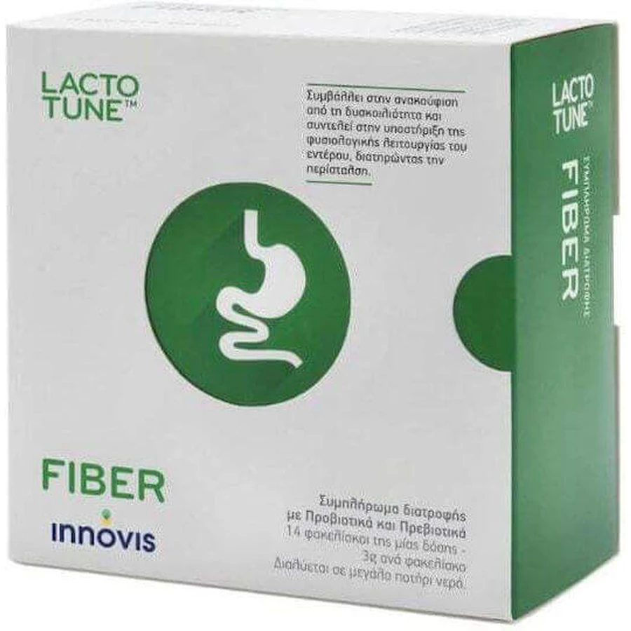 Пробиотик Lactotune Fibre 14 пакетиков Апельсин: цены и характеристики