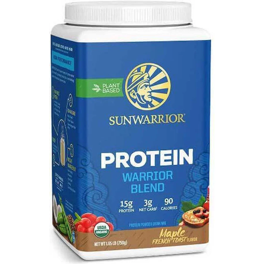 Sunwarrior Sunwarrior Warrior Blend Органічна суміш без глютену та лактози зі смаком Млинці з кленовим сиропом 750гр: ціни та характеристики