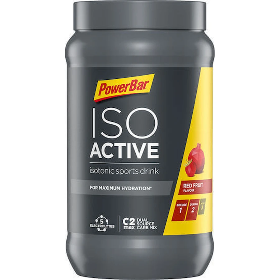Ізотонічний спортивний напій PowerBar IsoActive Red Fruit 600гр: ціни та характеристики