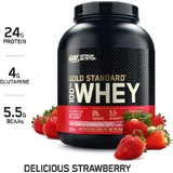 Optimum Nutrition Gold Standard 100% сироватковий протеїн зі смаком смачної полуниці 2.27кг