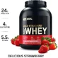Optimum Nutrition Gold Standard 100% сироватковий протеїн зі смаком смачної полуниці 2.27кг