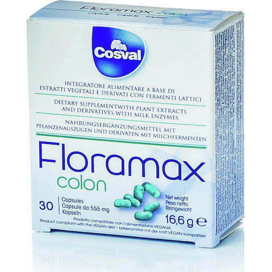 Cosval Floramax Colon Probiotic 30 капс: цены и характеристики
