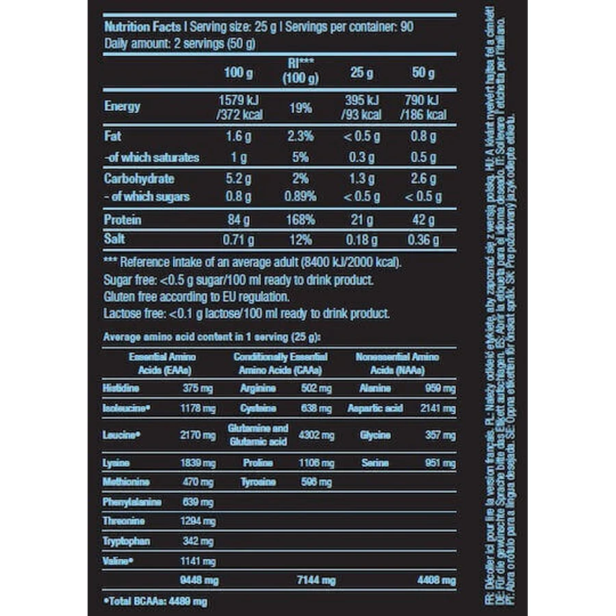 Biotech USA Iso Whey Zero Lactose Сироватковий протеїн зі зниженим вмістом лактози без глютену зі смаком полуниці 908гр: ціни та характеристики