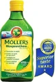 Moller's Cod Liver Oil Масло печени трески подходит для детей 250 мл натуральное - натуральное
