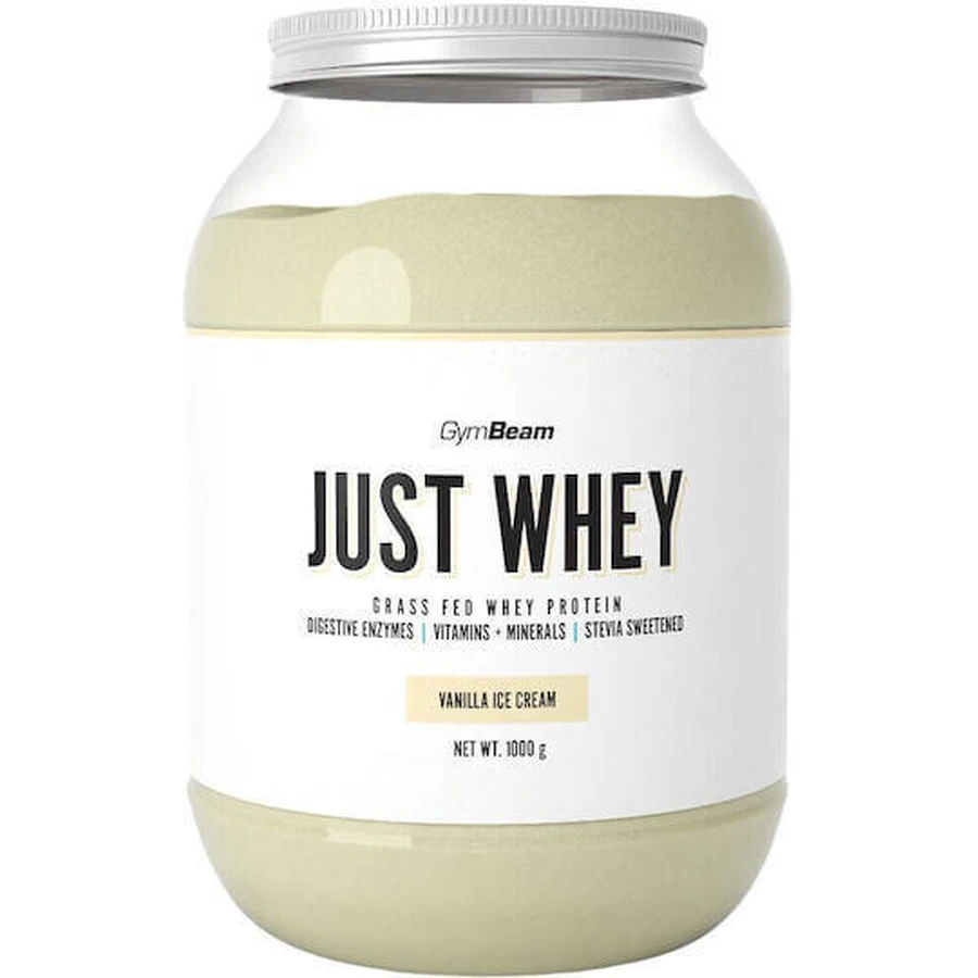 GymBeam Just Whey Сывороточный протеин со вкусом ванильного мороженого 1 кг: цены и характеристики