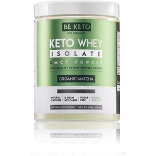 BeKeto Keto Keto Whey Isolate + MCT Whey Protein с органическим вкусом Matcha 300 гр.