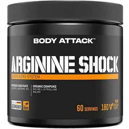 Аргининовый шок Body Attack 180 капсул: цены и характеристики