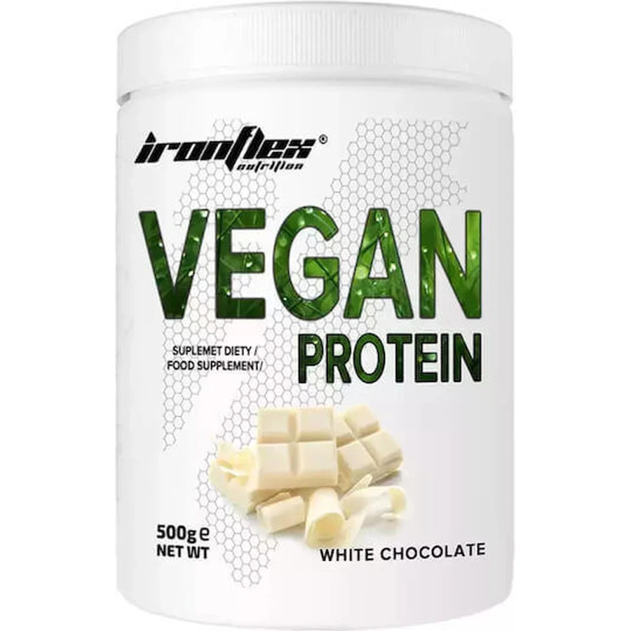 Ironflex Nutrition Веганское безлактозное питание со вкусом белого шоколада 500 гр.: цены и характеристики