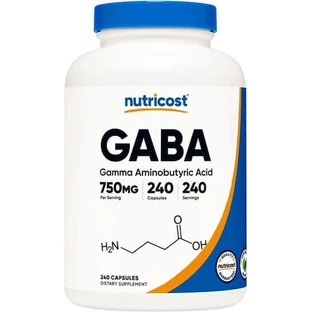 Nutricost Габа 750 мг 240 капсул