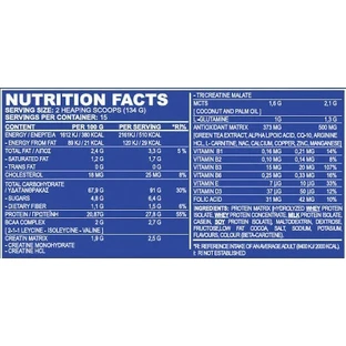 True Nutrition True Mass 5000 з креатином та шоколадним смаком 2 кг