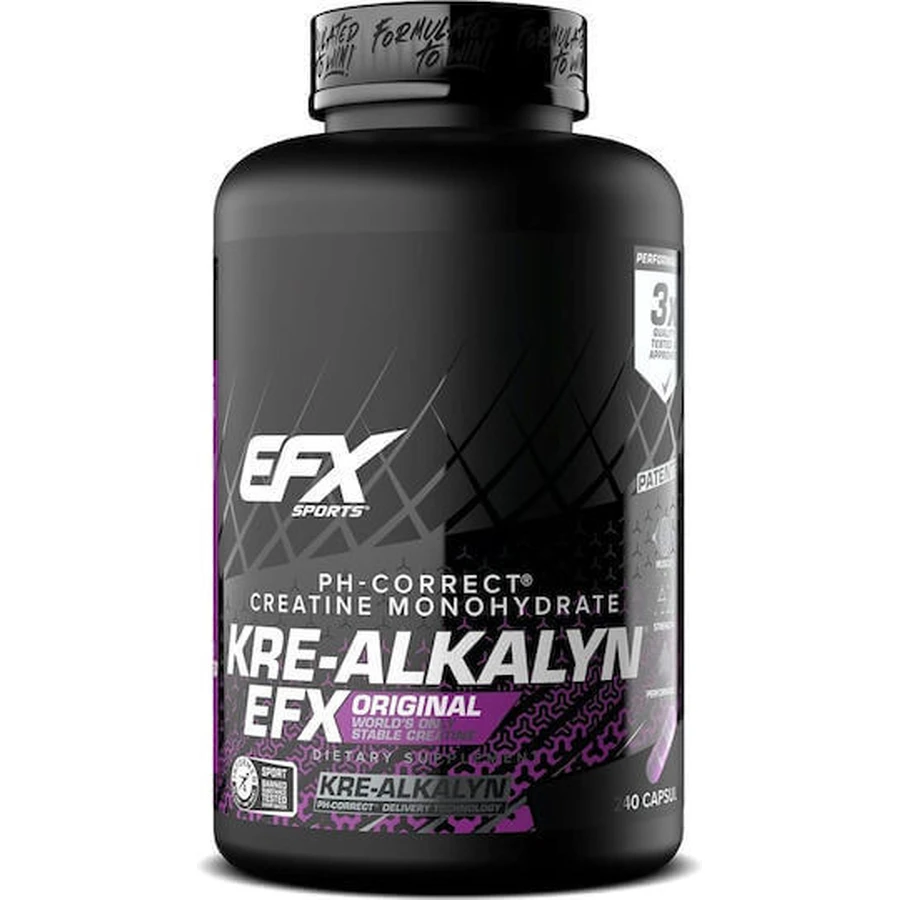 EFX Sports Kre-Alkalyn 240 капсул: ціни та характеристики