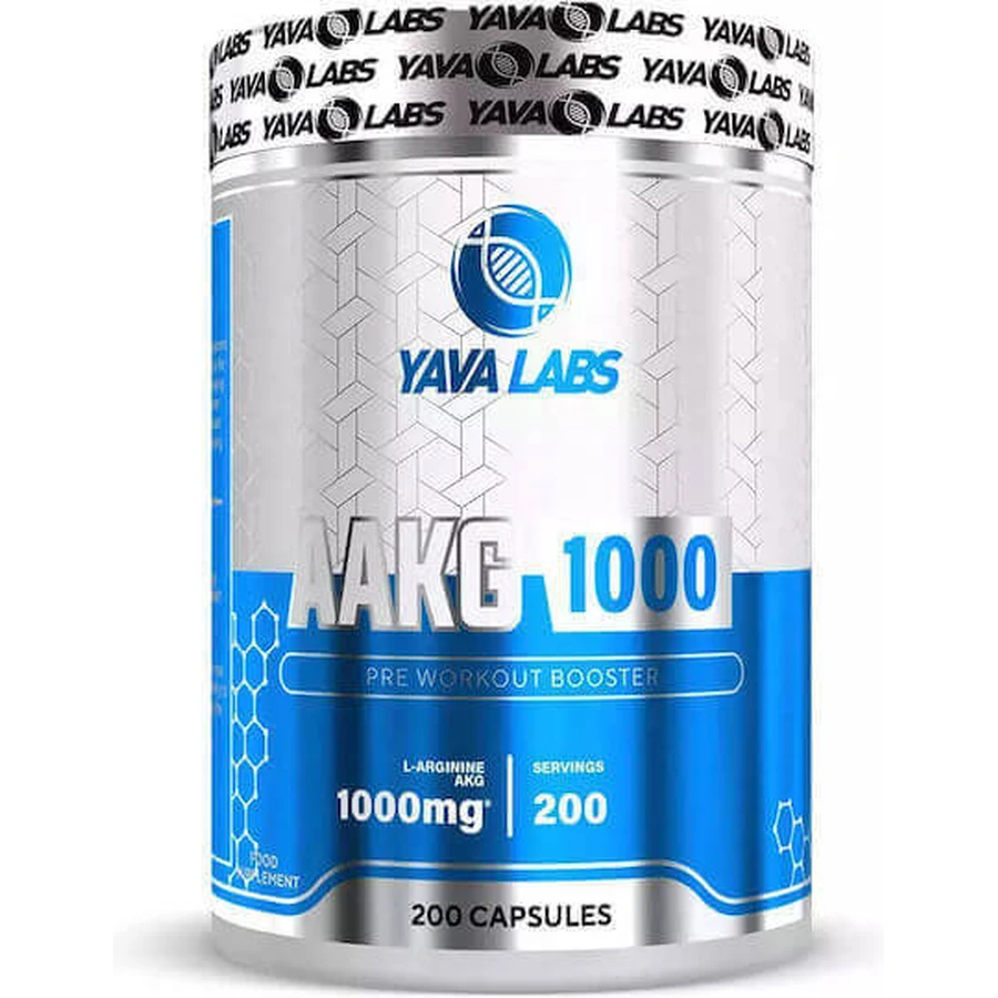 Yava Labs Аргинин 1000 мг 200 капсул Помпа: цены и характеристики