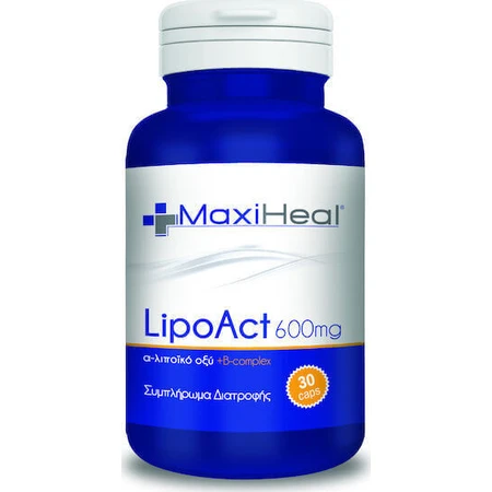 MaxiHeal LipoAct 30 капсул без смаку: ціни та характеристики