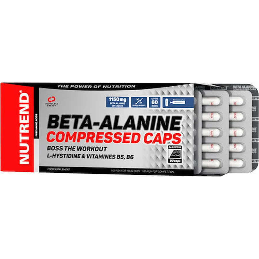 Nutrend Beta Alanine Compressed 90 капсул без смаку: ціни та характеристики