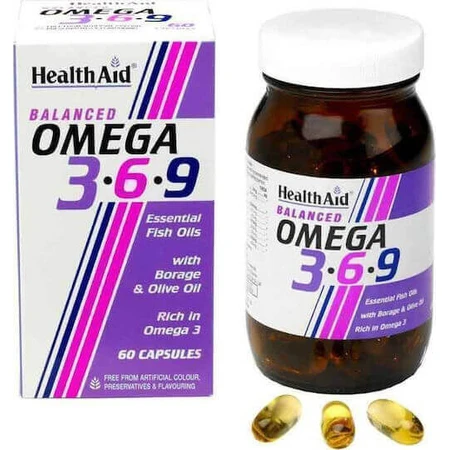 Health Aid Balanced Omega 3 6 9 60 softgels Unflavoured: цены и характеристики
