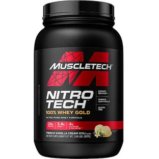 MuscleTech Nitro Tech Whey Protein с ванильным вкусом 908 гр.
