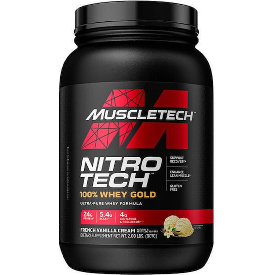 MuscleTech Nitro Tech Whey Protein с ванильным вкусом 908 гр.: цены и характеристики