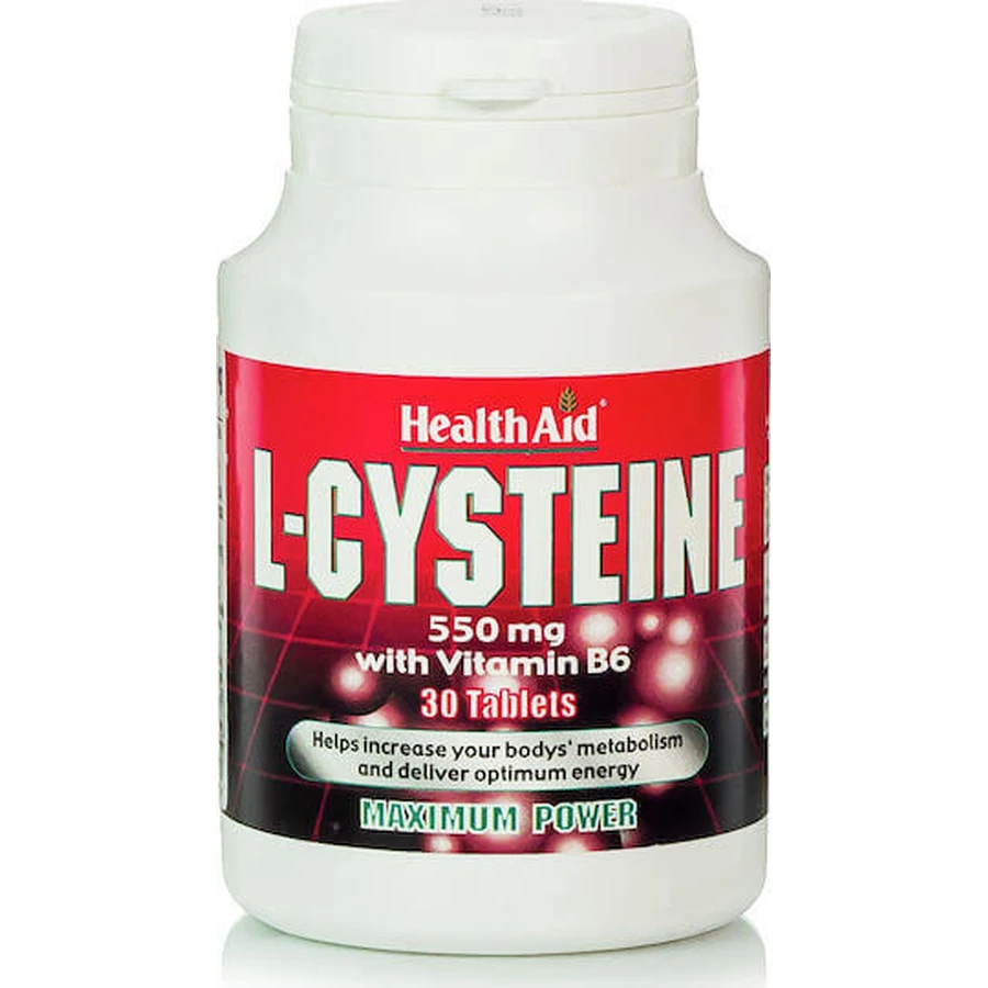 Health Aid L-цистеїн 30 таблеток без смаку: ціни та характеристики