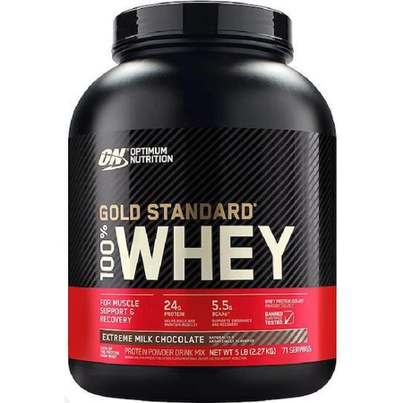 Optimum Nutrition Gold Standard 100% Whey Protein Сывороточный протеин со вкусом молочного шоколада Extreme 2,27 кг: цены и характеристики