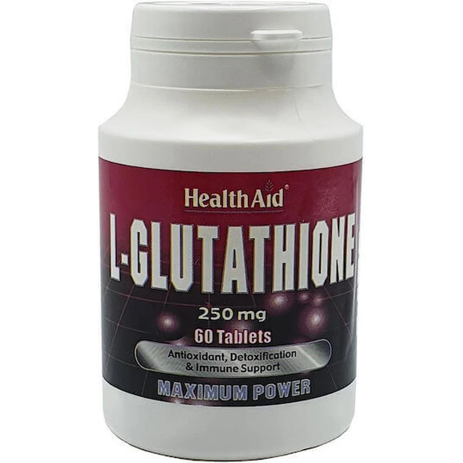 Health Aid L-глутатіон 250 мг 60 таблеток: ціни та характеристики