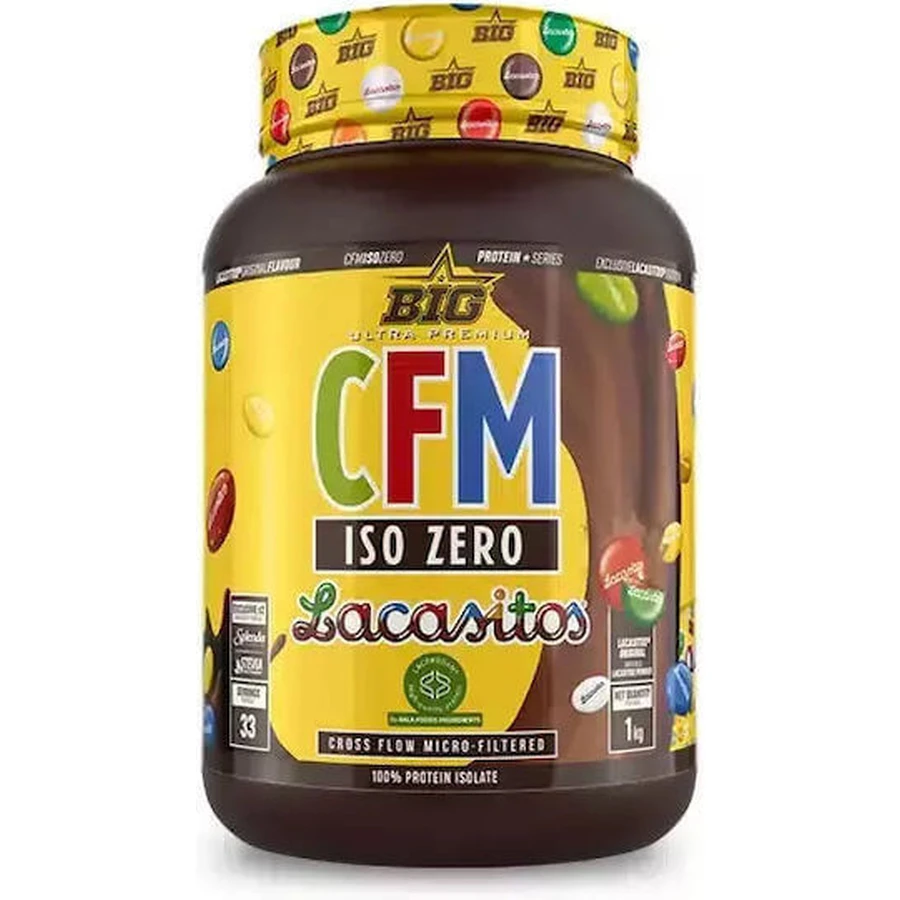 Big CFM Iso Zero сироватковий протеїн зі смаком лакасітос 1 кг: ціни та характеристики
