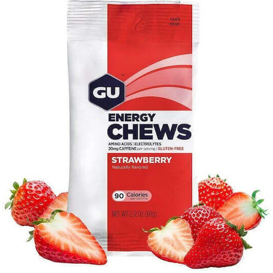 GU Energy Chews Strawberry 16x0.1875gr: цены и характеристики