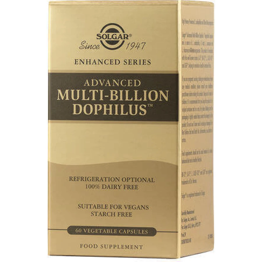 Solgar Advanced Multi Multi Billion Dophilus Probiotic Пробіотик Пробіотик 60 рослин 60 капс.: ціни та характеристики