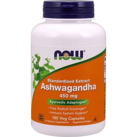 Now Foods Экстракт ашваганды 450 мг 180 растительных капсул: цены и характеристики