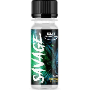 Elit Nutrition Savage Pre Workout Supplement 60ml Tropical - Тропічний - Тропічний
