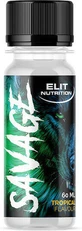 Elit Nutrition Savage Pre Workout Supplement 60ml Tropical - Тропический