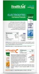 Health Aid Электролиты 20 шипучих таблеток и Витамин C 1000 мг со вкусом апельсина 20 шипучих таблеток 2x10 шипучих таблеток