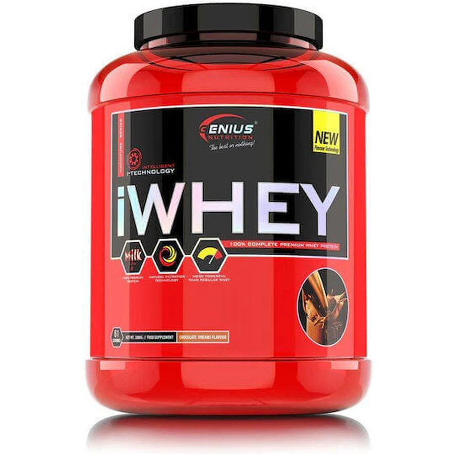 Genius Nutrition IWHEY Сывороточный протеин со вкусом шоколада 2 кг: цены и характеристики